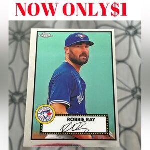 Robbie Ray 2021 Topps Chrome Toronto Blue Jays Baseball Card